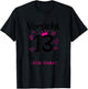 13 Geburtstag Mädchen - Vorsicht 13 Jahre - Teenager T-Shirt - T-Shirt | Black