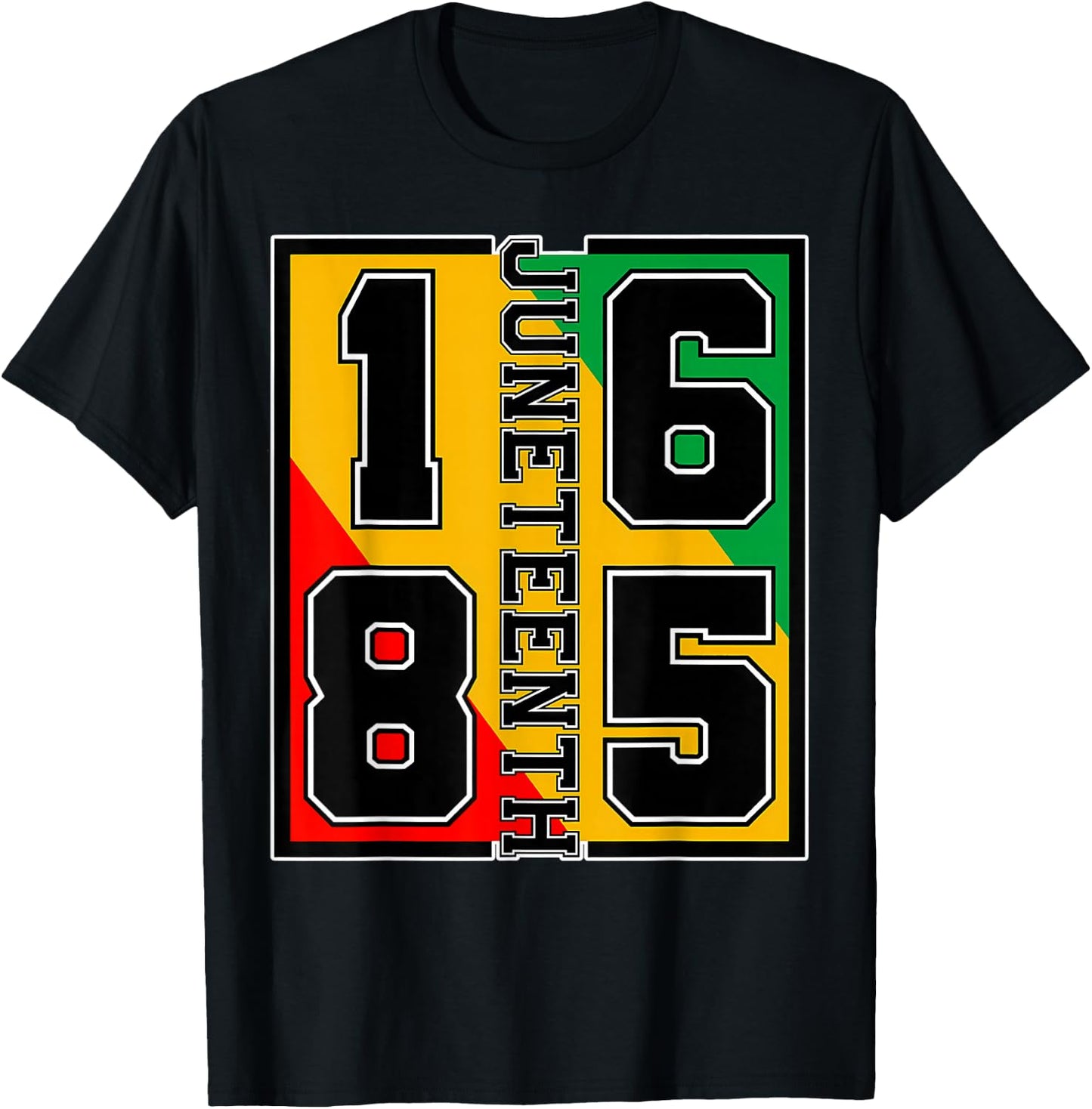 Juneteenth 1865 Independence Freedom Day African Pride T-Shirt - T-Shirt | Black