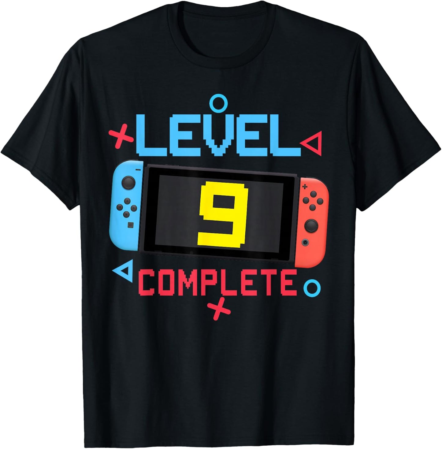 Level 9 Complete Boy 9 Years Old Bday 9th Birthday Gifts T-Shirt - T-Shirt | Black
