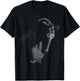 Horse Head Scribble Black Art Face for Lover Horses Taming T-Shirt - T-Shirt | Black