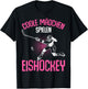 Cool Girls Play Ice Hockey Hockey Ice Hockey Player , black, s T-Shirt - T-Shirt | Black