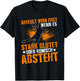 Geheult Wird Erst Wenn Es Stark Blutet Oder Komisch Absteht T-Shirt - T-Shirt | Black