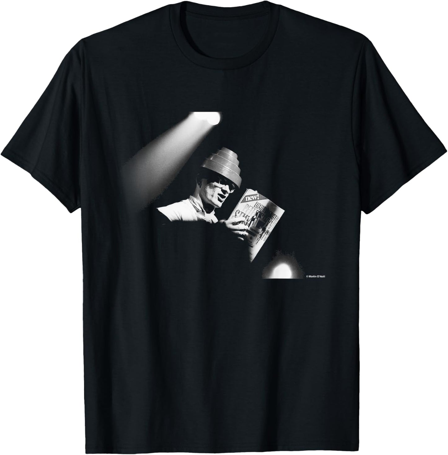 Mark Mothersbaugh Devo Live Photo By Martin O'Neill T-Shirt - T-Shirt | Black