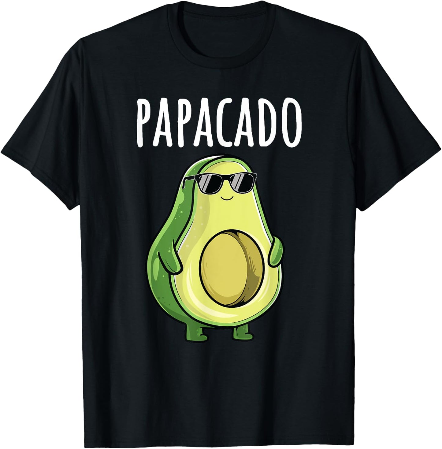 Pregnancy Announcement Shirts Men Dad Funny Papacado T-Shirt - T-Shirt | Black