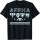 AFRICA Shirt Big 5 Wildlife Safari Hunting Gift T-Shirt - T-Shirt | Black