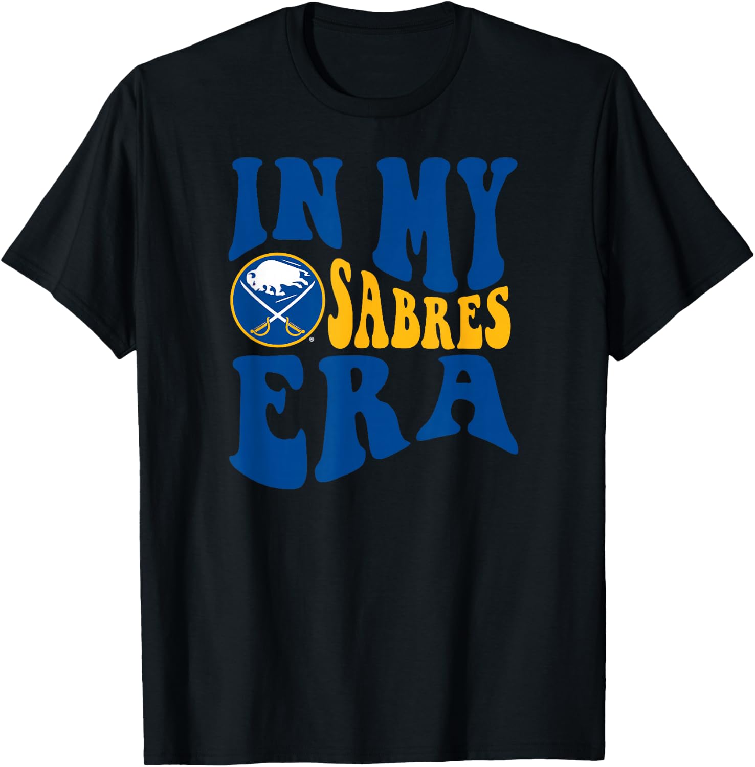 Buffalo Sabres Era Black NHL Officially Licensed T-Shirt - T-Shirt | Black