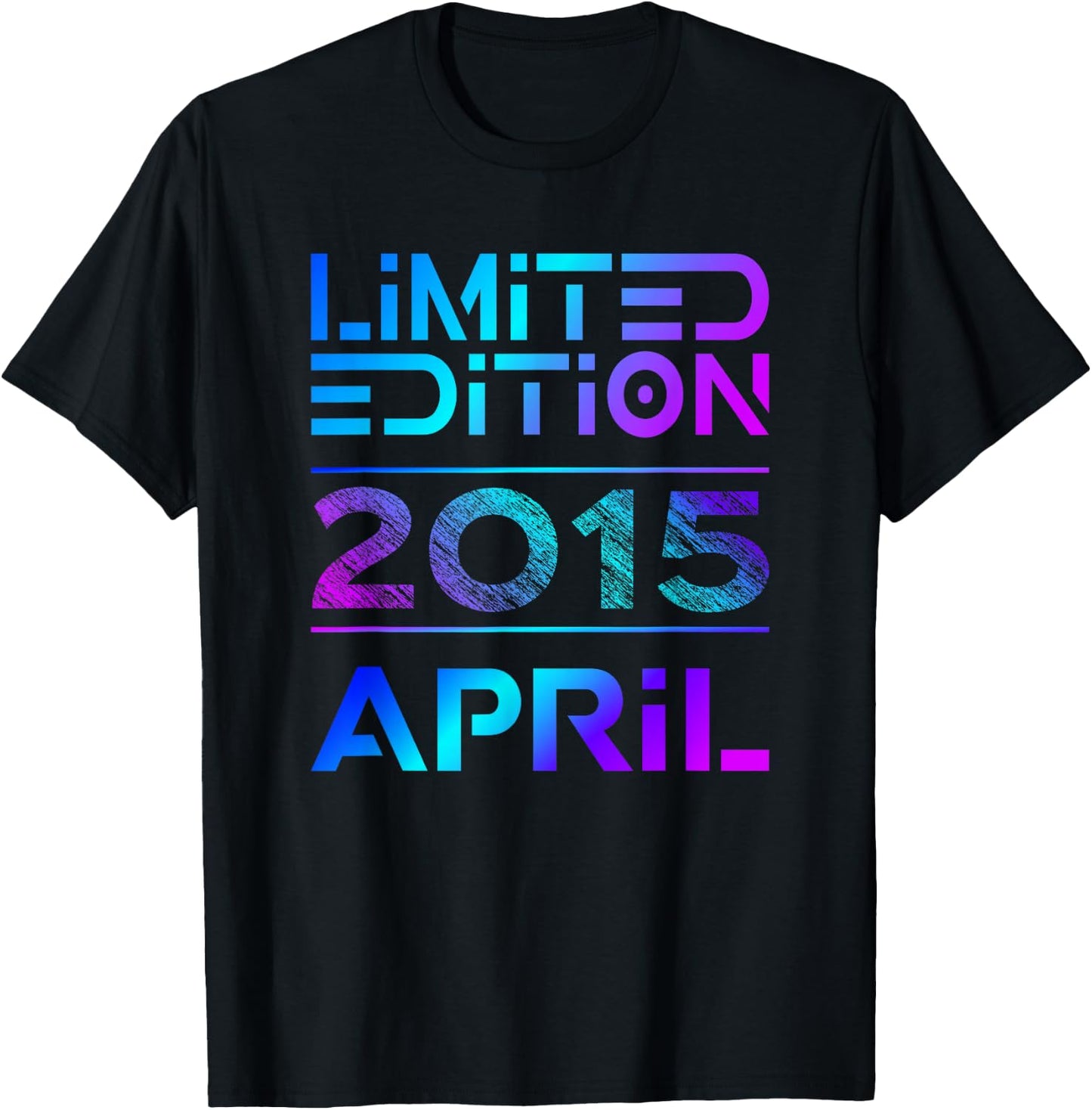 Limited Edition April 2015 Junge Mädchen 11. Geburtstag T-Shirt - T-Shirt | Black