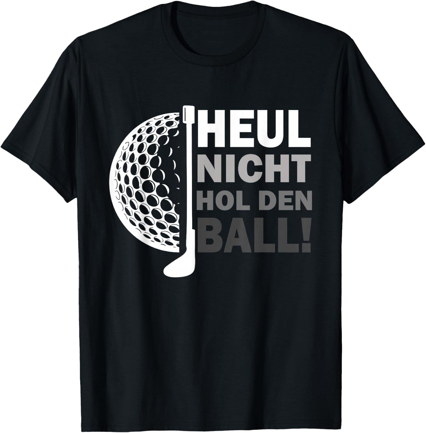 Witziges Golfspieler Golf Golfball Golfschläger T-Shirt - T-Shirt | Black