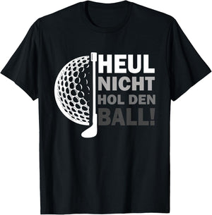 Witziges Golfspieler Golf Golfball Golfschläger T-Shirt - T-Shirt | Black