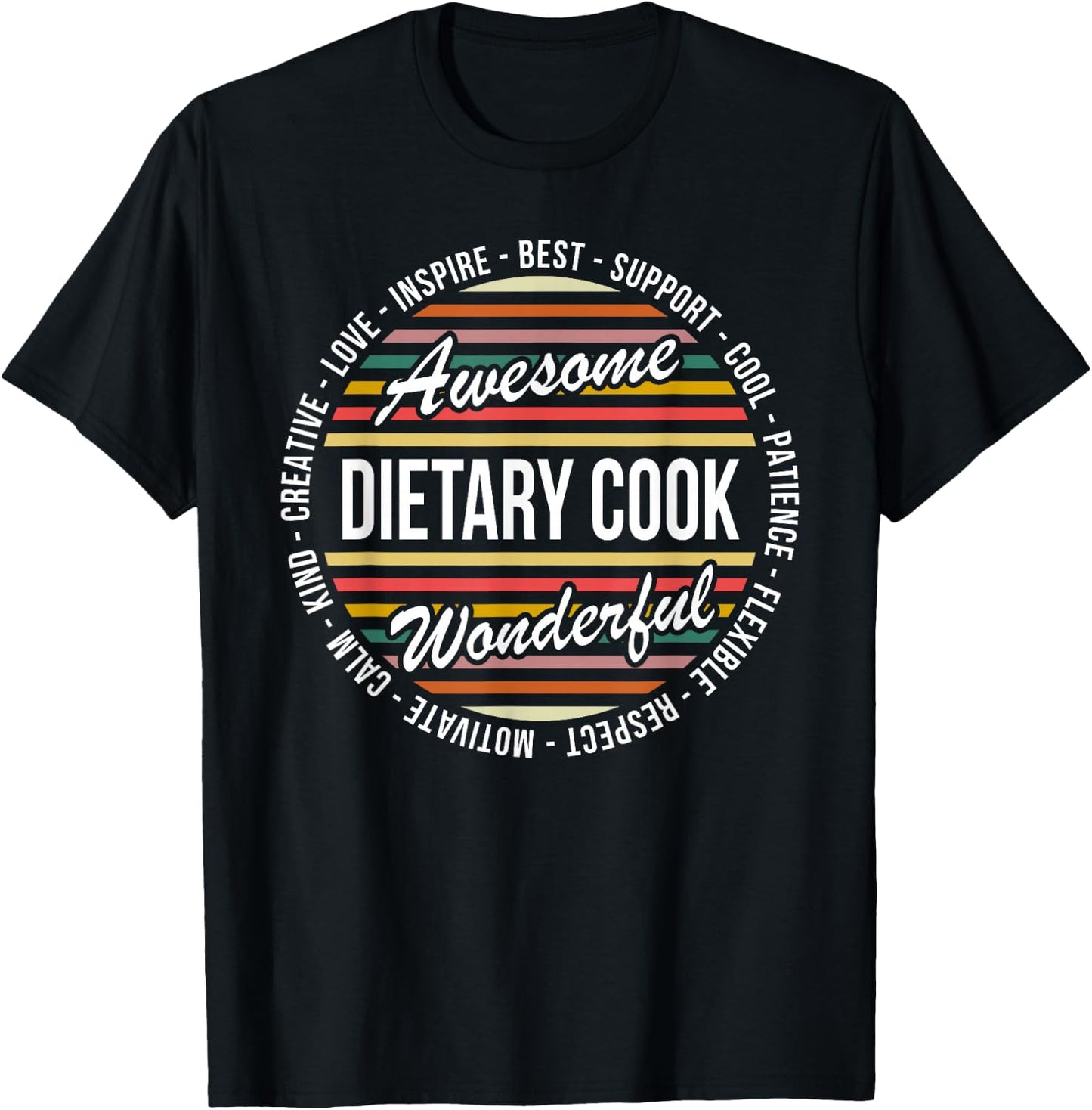 Dietary Cook Funny Dietary Week Gift Aide T-Shirt - T-Shirt | Black