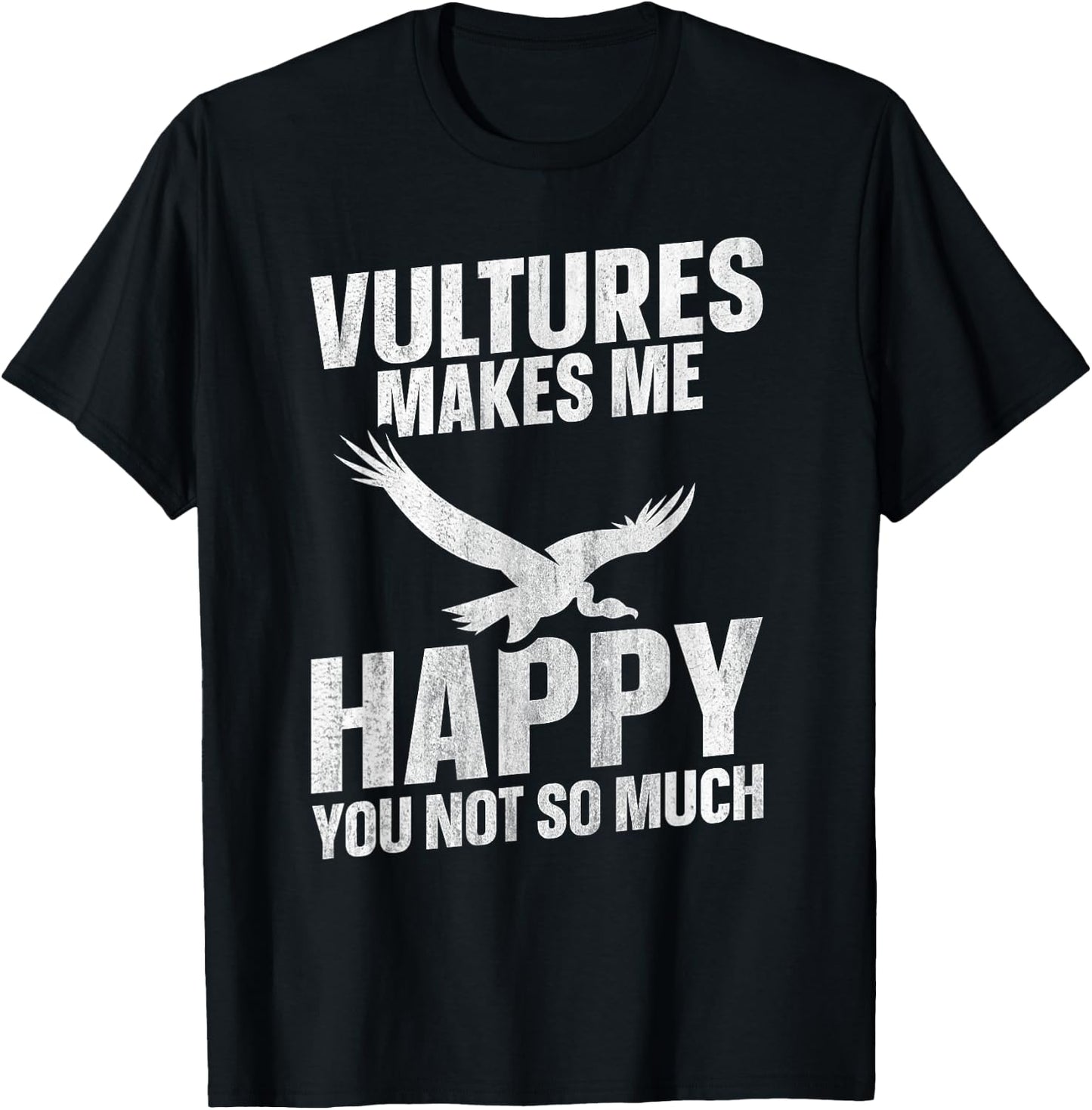 Vulture Scavenger Bird Vintage Vulture T-Shirt - T-Shirt | Black
