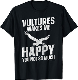 Vulture Scavenger Bird Vintage Vulture T-Shirt - T-Shirt | Black