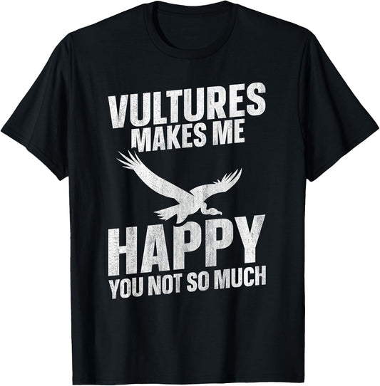 Vulture Scavenger Bird Vintage Vulture T-Shirt - T-Shirt | Black