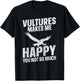 Vulture Scavenger Bird Vintage Vulture T-Shirt - T-Shirt | Black