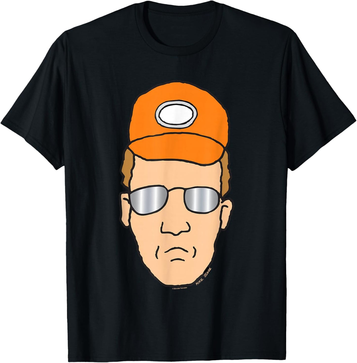 King Of The Hill Dale Gribble Simple Portrait T-Shirt - T-Shirt | Black