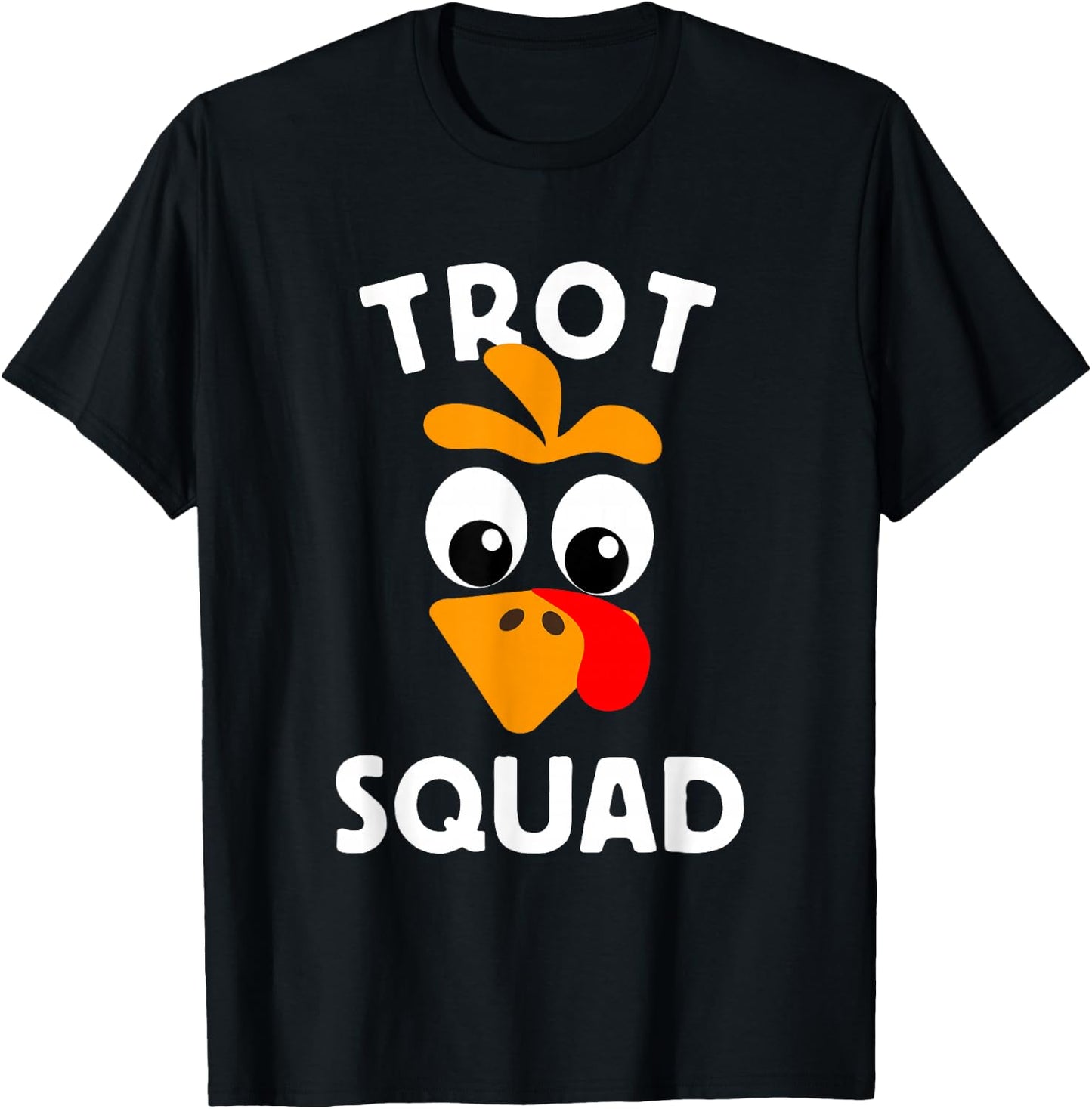 Turkey Trot Squad Running Apparel T-Shirt - T-Shirt | Black