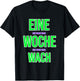 A Woche wach - Party Mallorca Malle , black T-Shirt - T-Shirt | Black