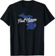 Port Huron Michigan MI Map T-Shirt - T-Shirt | Black
