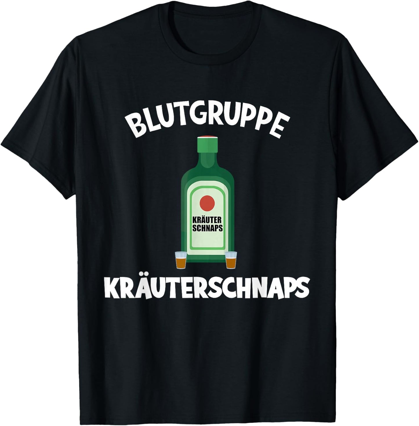 Blutrupp Herbal Schnapps , black T-Shirt - T-Shirt | Black