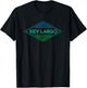 Key Largo Florida Souvenir Vacation T-Shirt - T-Shirt | Black