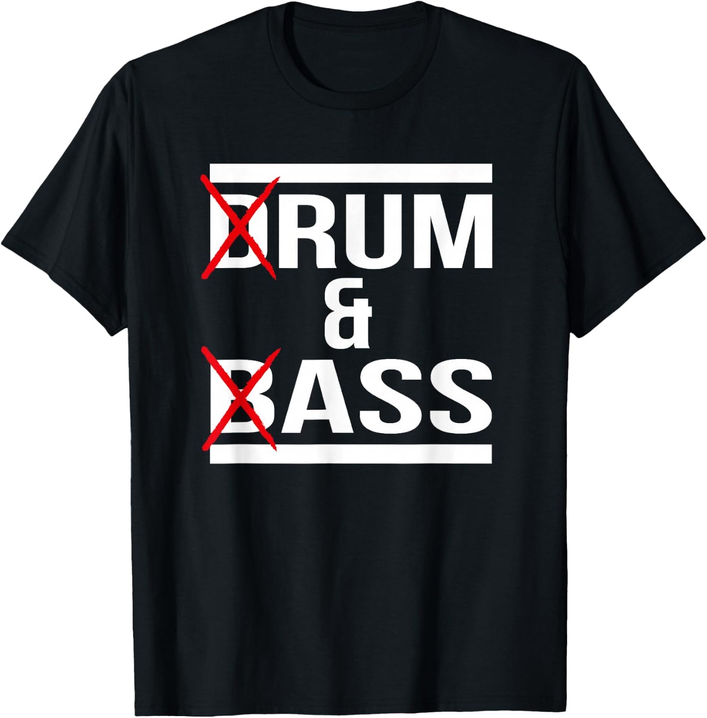 Drum and Bass Adult Black S T-Shirt - T-Shirt | Black