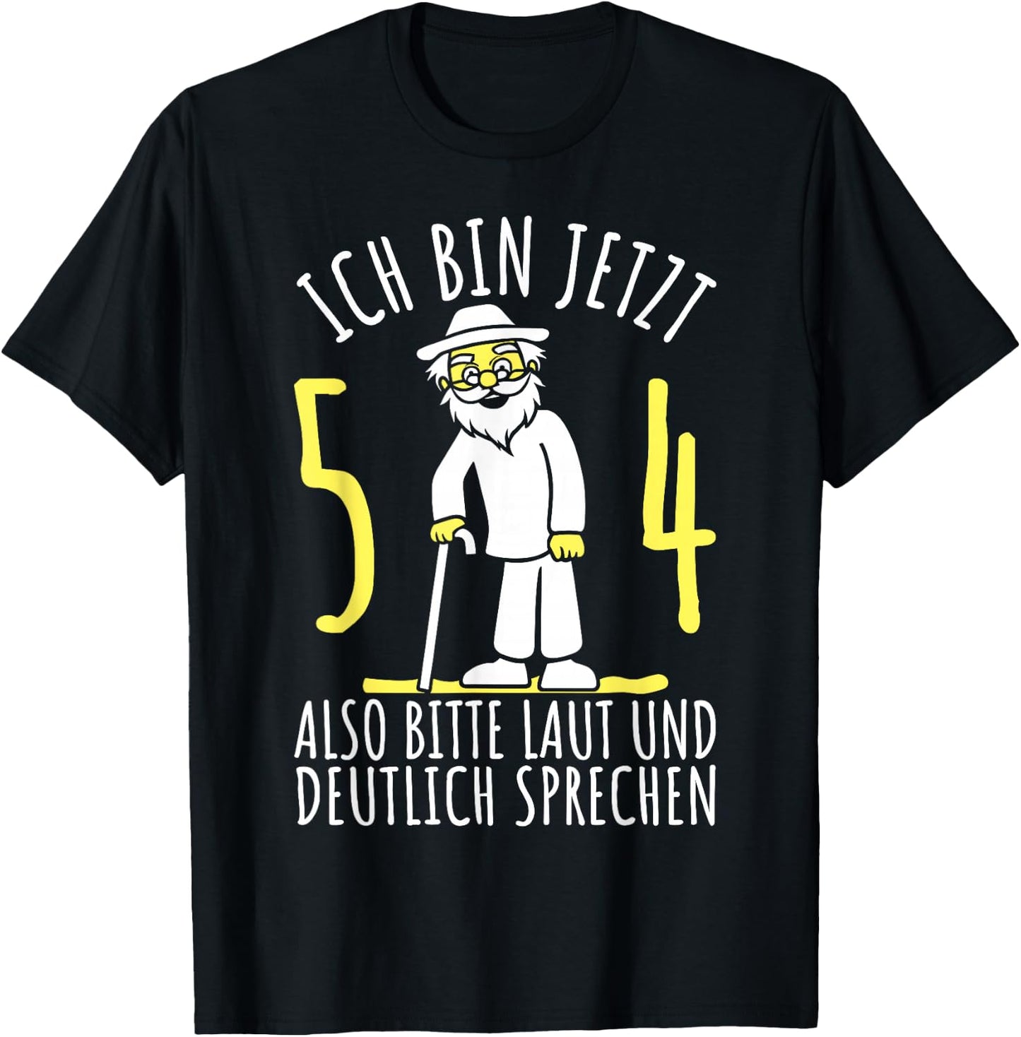 54er Geburtstag Mann, Ich bin 54. Geburtstag lustig Herren T-Shirt - T-Shirt | Black
