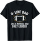 Dad Of Offensive Lineman Dad Football Dad O Line Dad T-Shirt - T-Shirt | Black