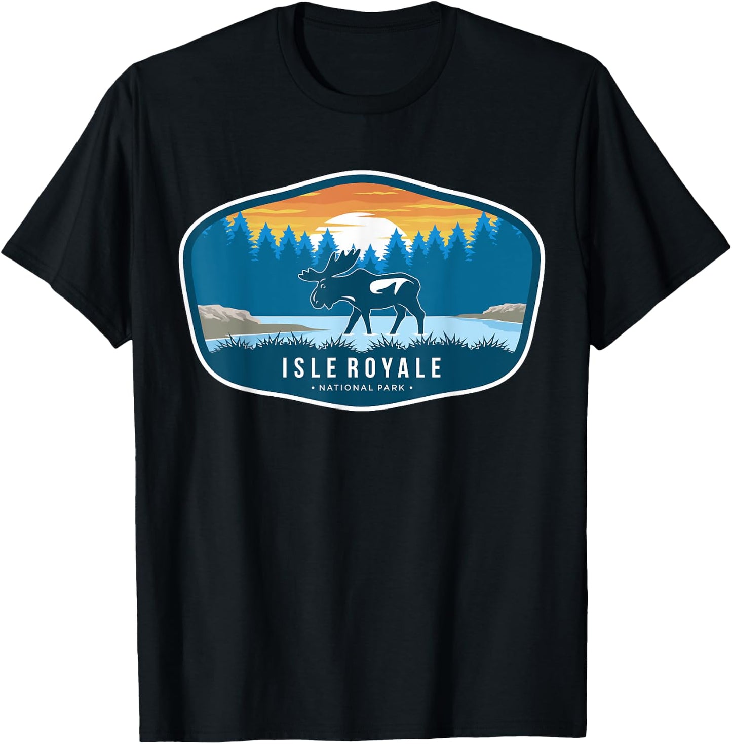 Isle Royale National Park T-Shirt - T-Shirt | Black