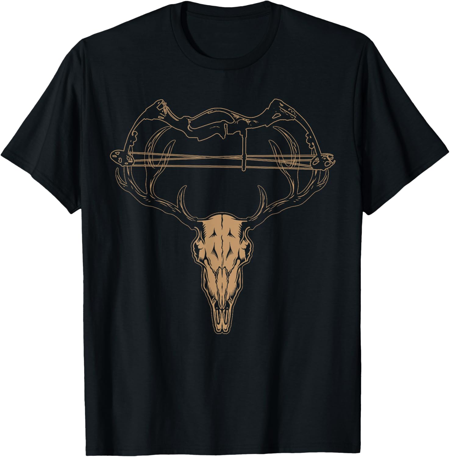 Deer Hunting Bow T Shirt , Shirt for Bow Hunters T-Shirt - T-Shirt | Black