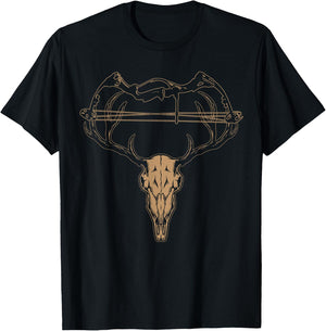 Deer Hunting Bow T Shirt , Shirt for Bow Hunters T-Shirt - T-Shirt | Black