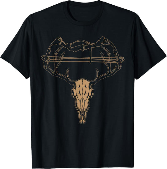 Deer Hunting Bow T Shirt , Shirt for Bow Hunters T-Shirt - T-Shirt | Black