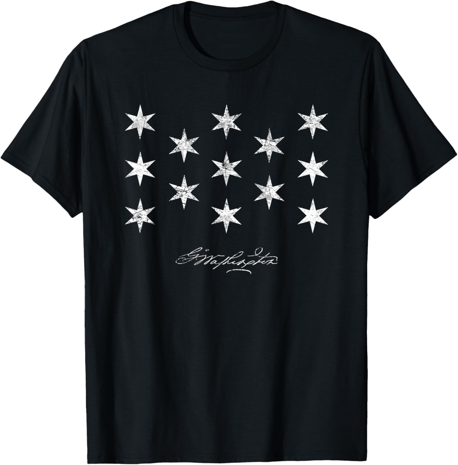 American Marauder George Washington Flag Insignia T-Shirt - T-Shirt | Black