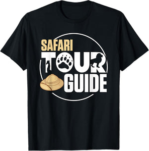 Safari Tour Guide Africa Zoo Costume T-Shirt - T-Shirt | Black