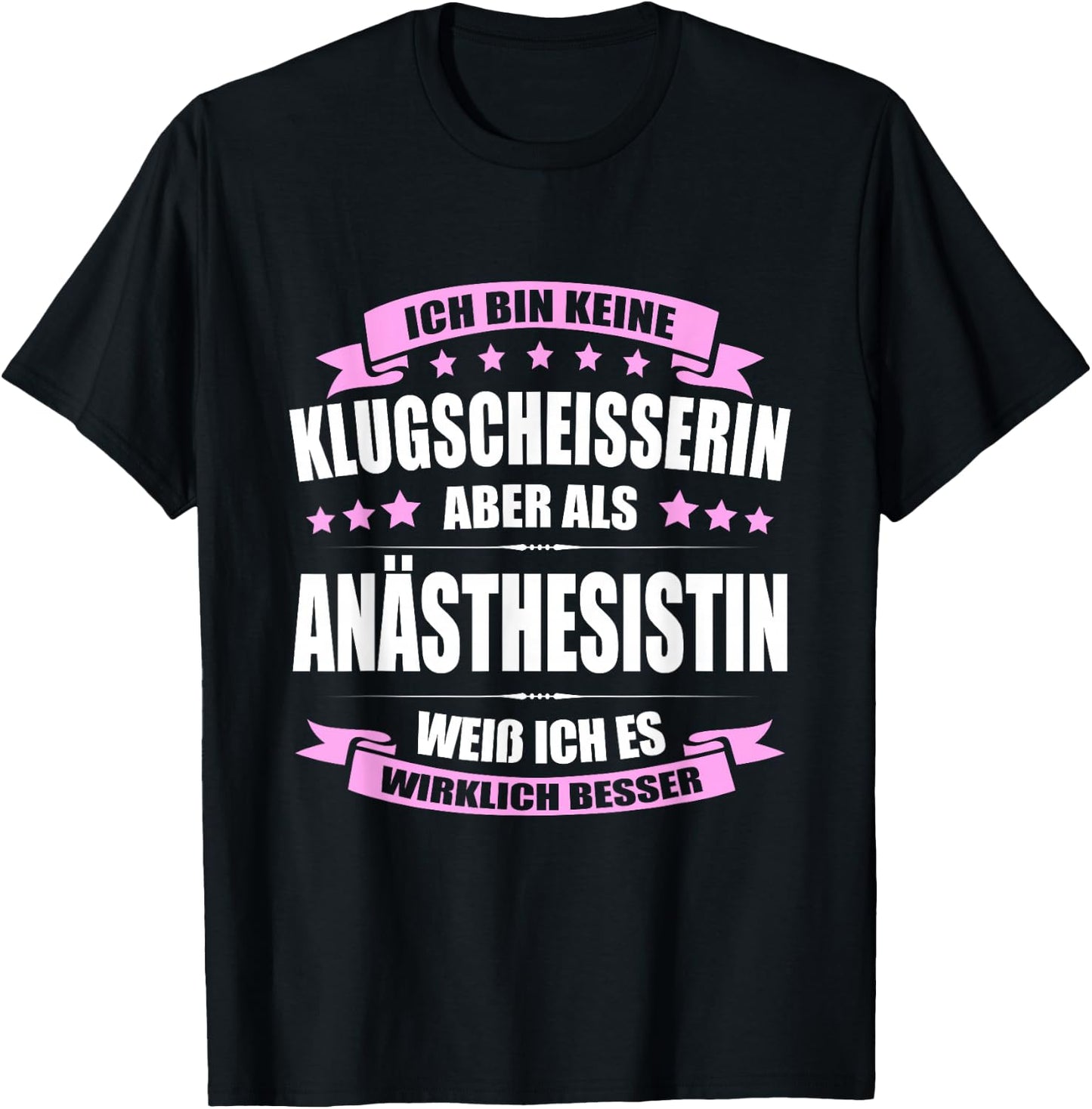 Ich Bin Keine Klugscheisserin Anästhesistin Anästhesie T-Shirt - T-Shirt | Black