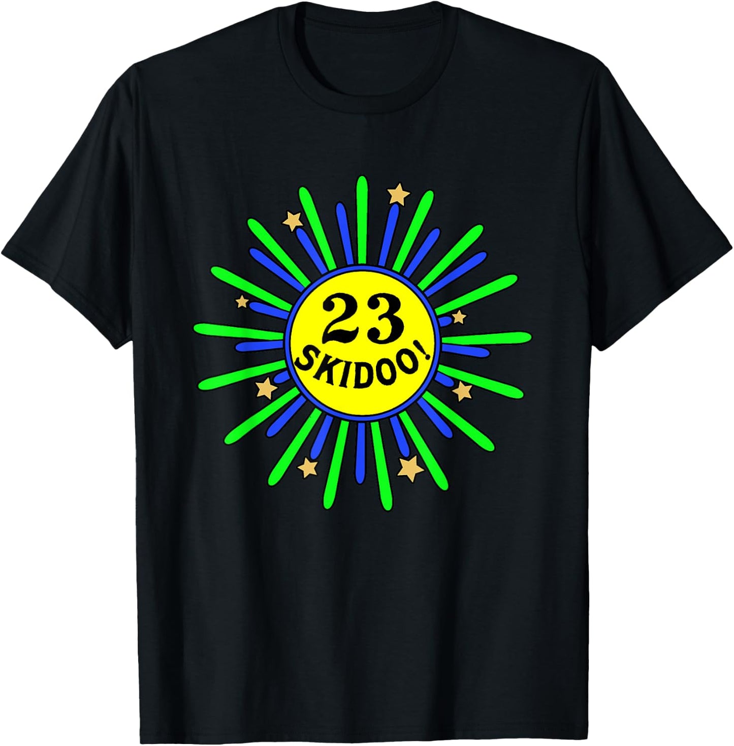 Funny 23 Skidoo T-Shirt - T-Shirt | Black
