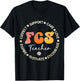 Cute FCS Teacher Squad Appreciation Week Back to School T-Shirt - T-Shirt | Black