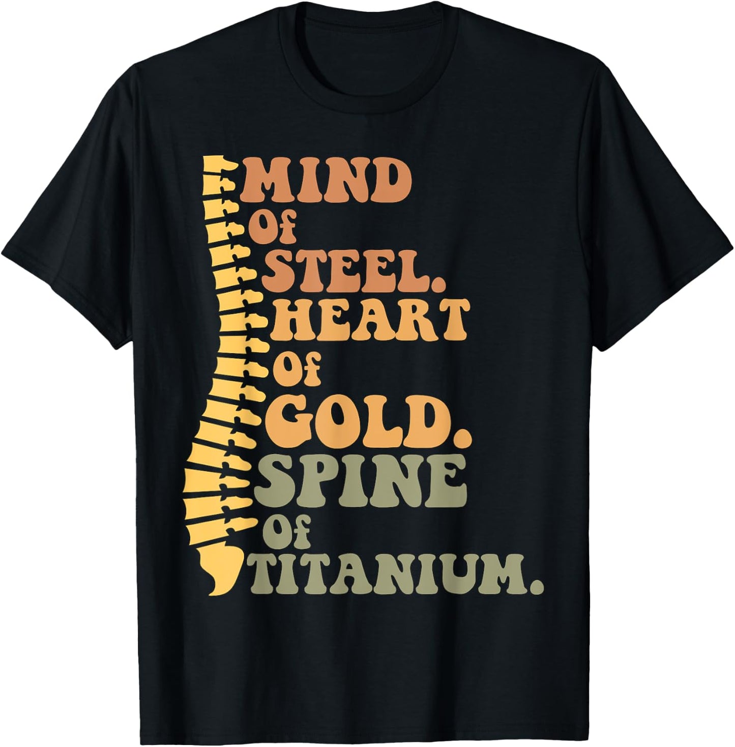 Back Surgery Recovery Gifts Funny Spine Surgery Recovery T-Shirt - T-Shirt | Black