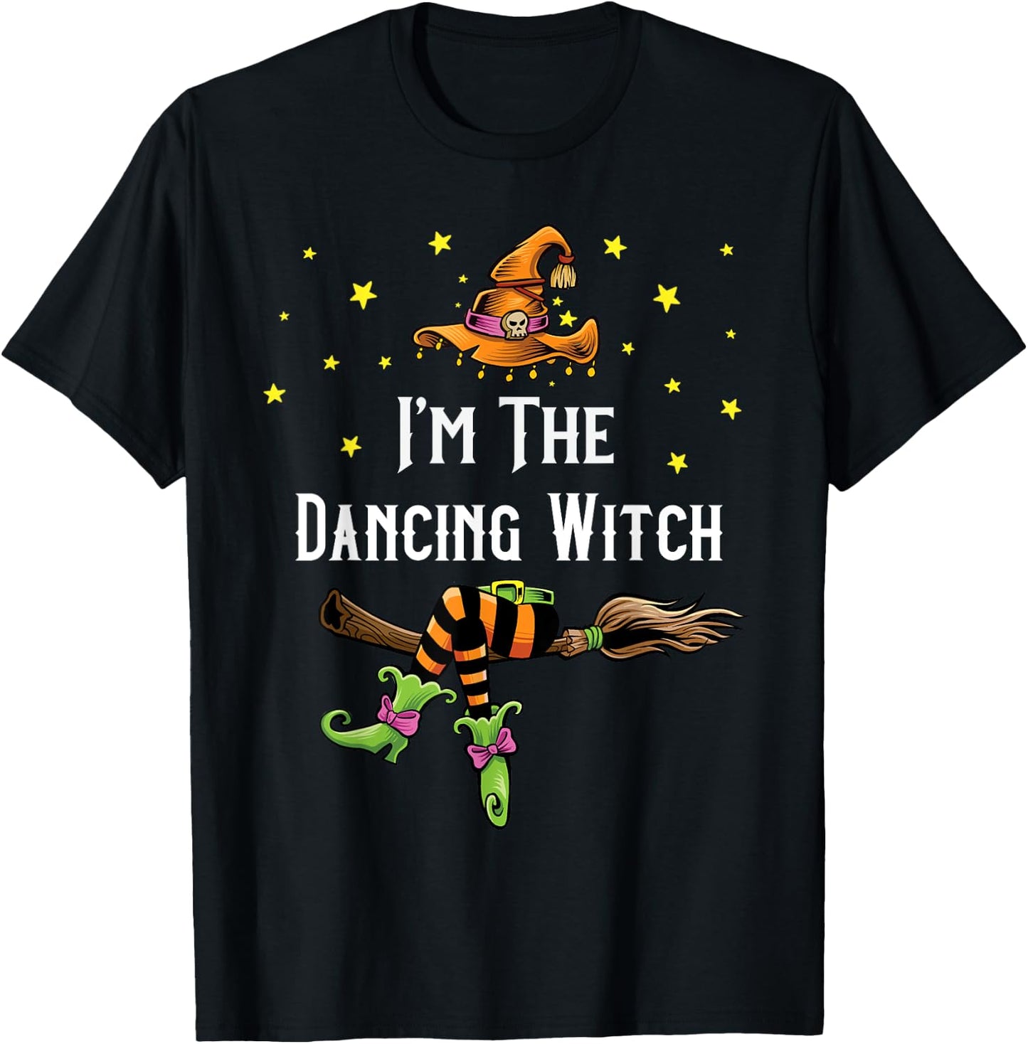 Im the Dancing Witch Halloween Matching Group Costume T-Shirt - T-Shirt | Black