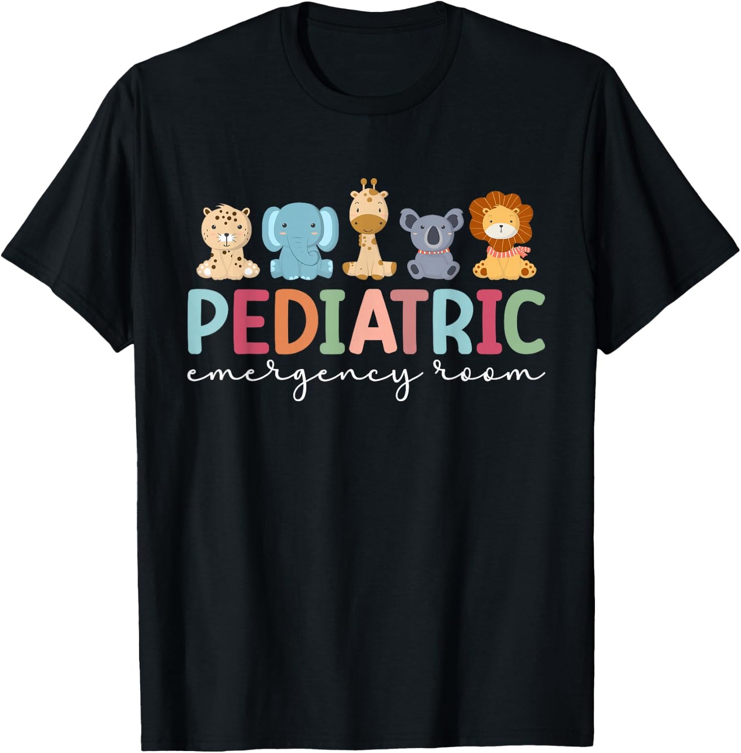 Pediatric Emergency Room Peds ER Nurse Pediatric ER Nurse T-Shirt - T-Shirt | Black