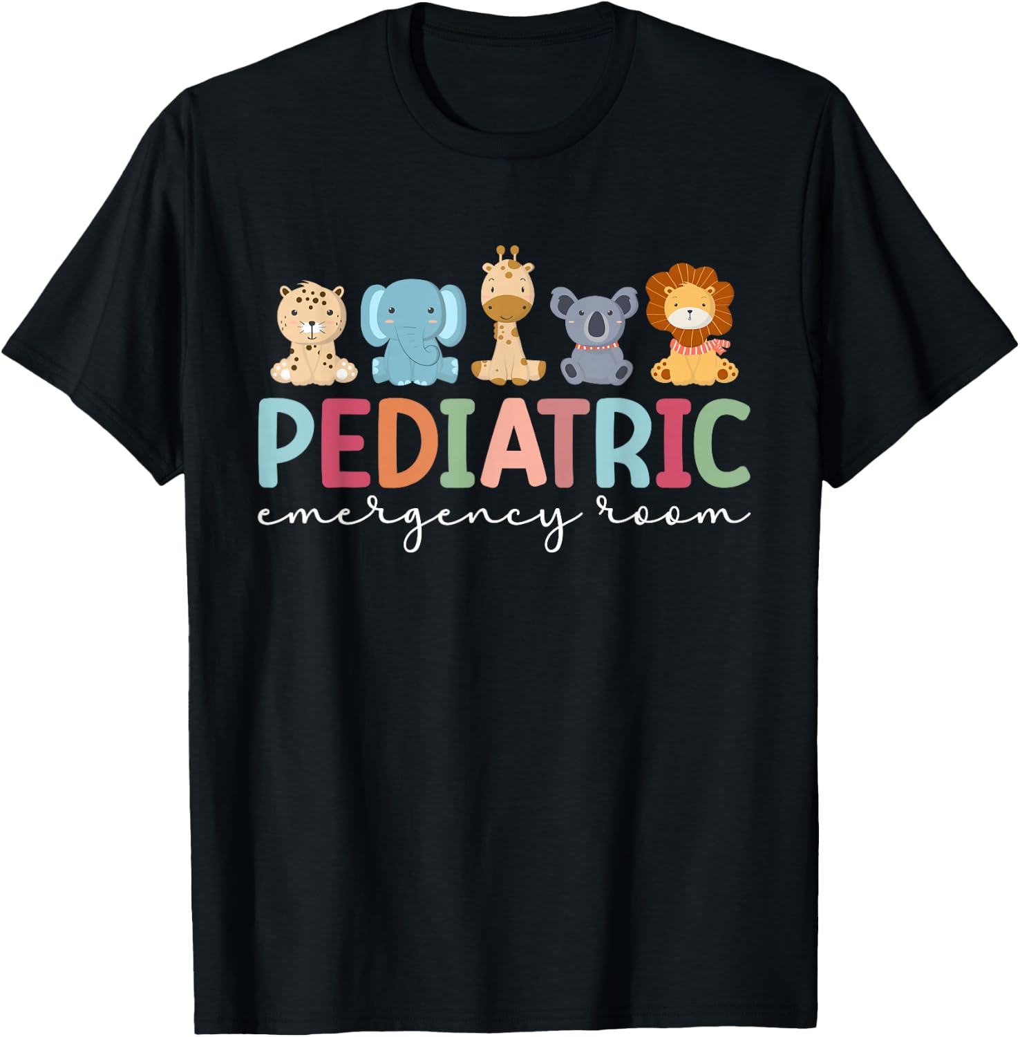 Pediatric Emergency Room Peds ER Nurse Pediatric ER Nurse T-Shirt - T-Shirt | Black
