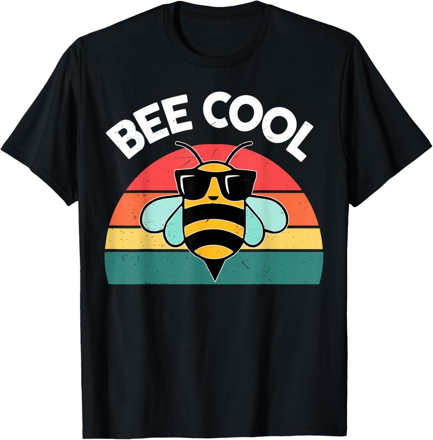 Boy Bumble Bee Cool-Shirt Funny Kids Toddler Girl BumbleBee T-Shirt - T-Shirt | Black