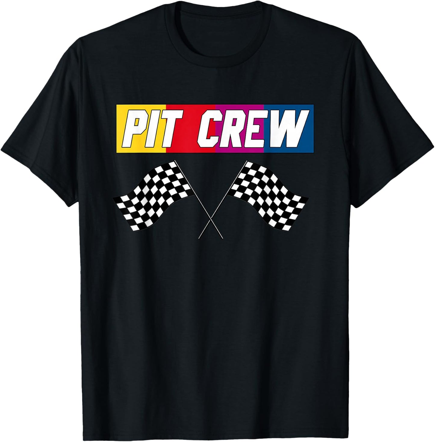 Pit Crew Race Car T Shirt - Hosting Parties T-Shirt - T-Shirt | Black