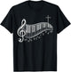 Christian Worship Music Choir Piano Pianist Piano Player T-Shirt - T-Shirt | Black