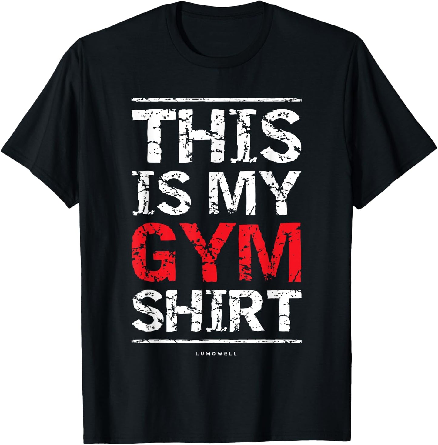 This Is My Gym Shirt - Funny Workout Fitness Shirts T-Shirt - T-Shirt | Black
