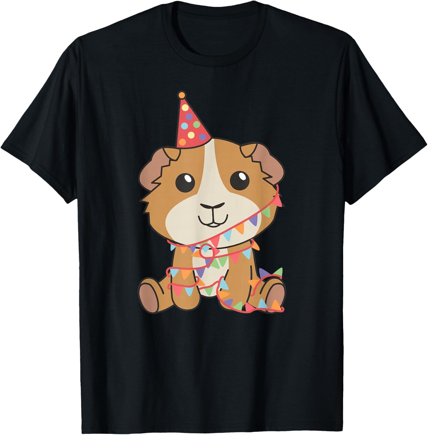 Guinea Pig Birthday For Children A Birthday T-Shirt - T-Shirt | Black