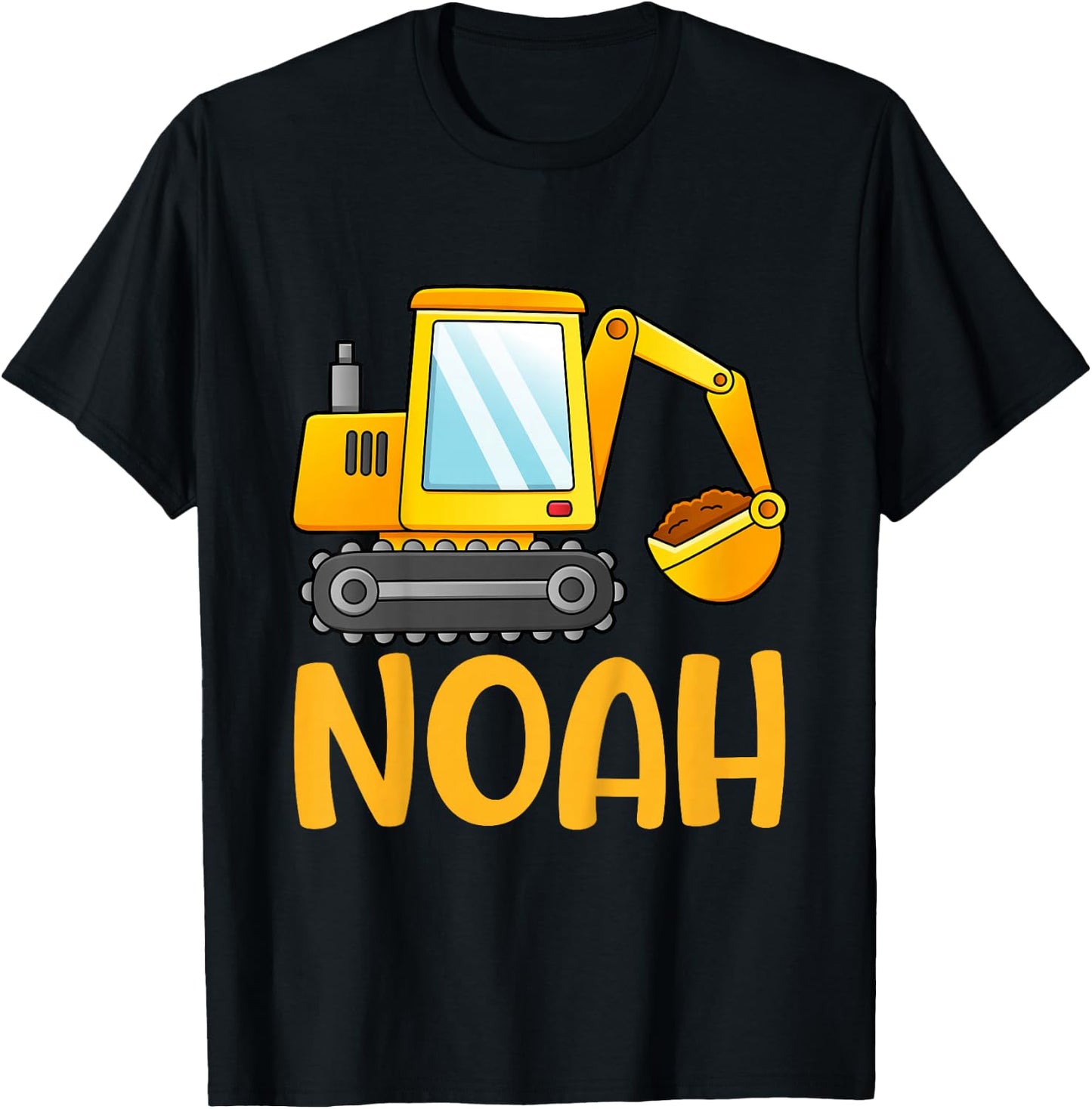 Junge Lustiges Noah T-Shirt - T-Shirt | Black