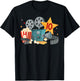 10th Movie Night Birthday Party Ten Year Old Movie Lover T-Shirt - T-Shirt | Black
