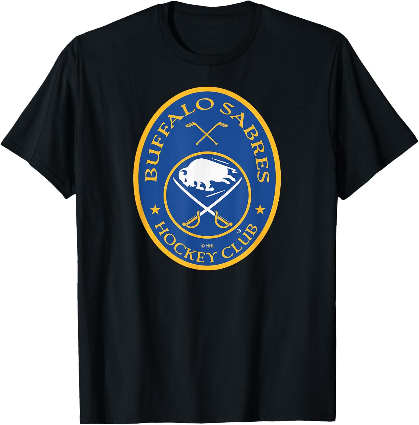 Buffalo Sabres Iconic Black Officially Licensed T-Shirt - T-Shirt | Black