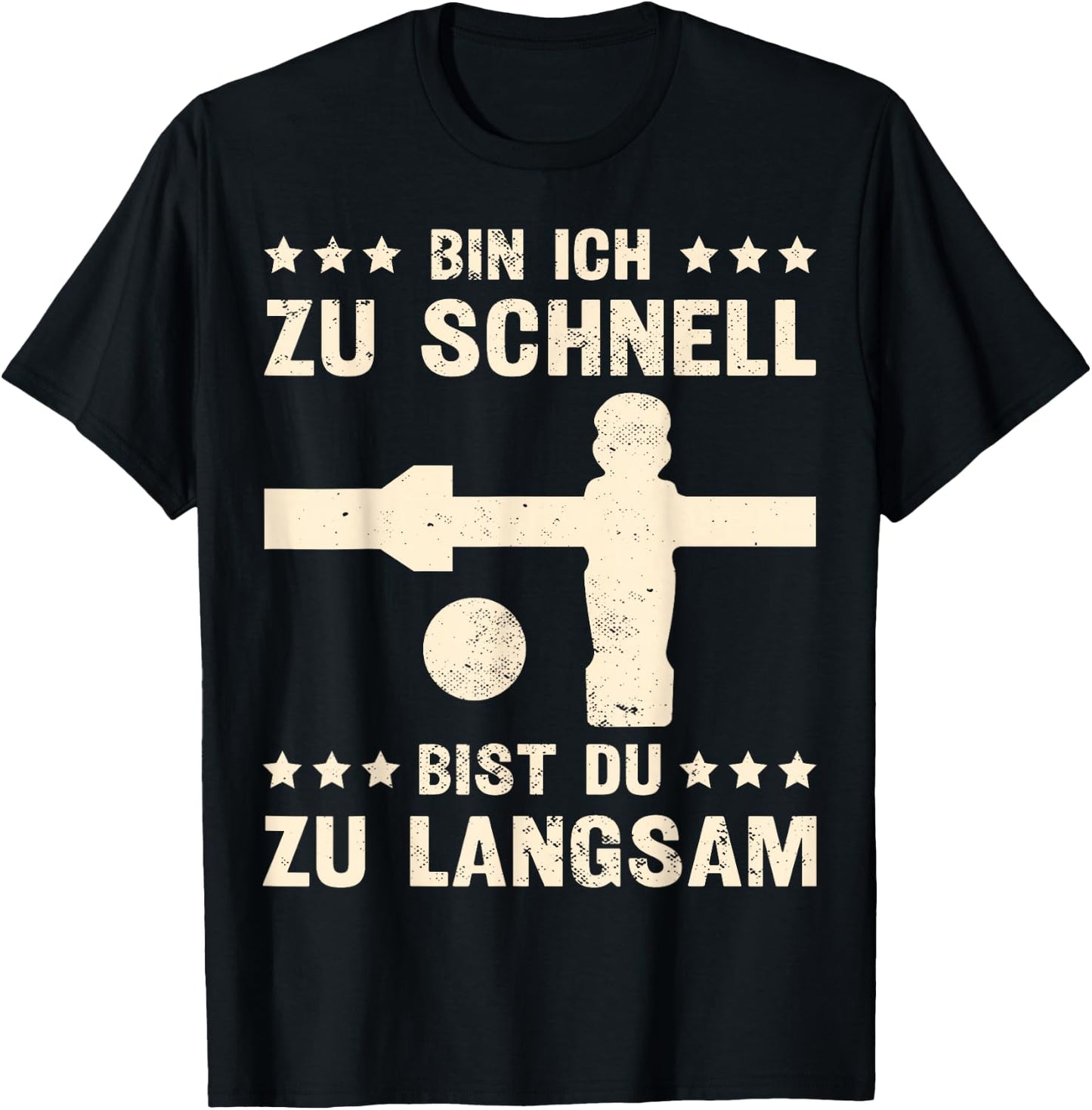 Kickern Table Football Table Football , black, s T-Shirt - T-Shirt | Black