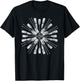 Oar Mandala - Kayak Canoe & Boating Art Design T-Shirt - T-Shirt | Black